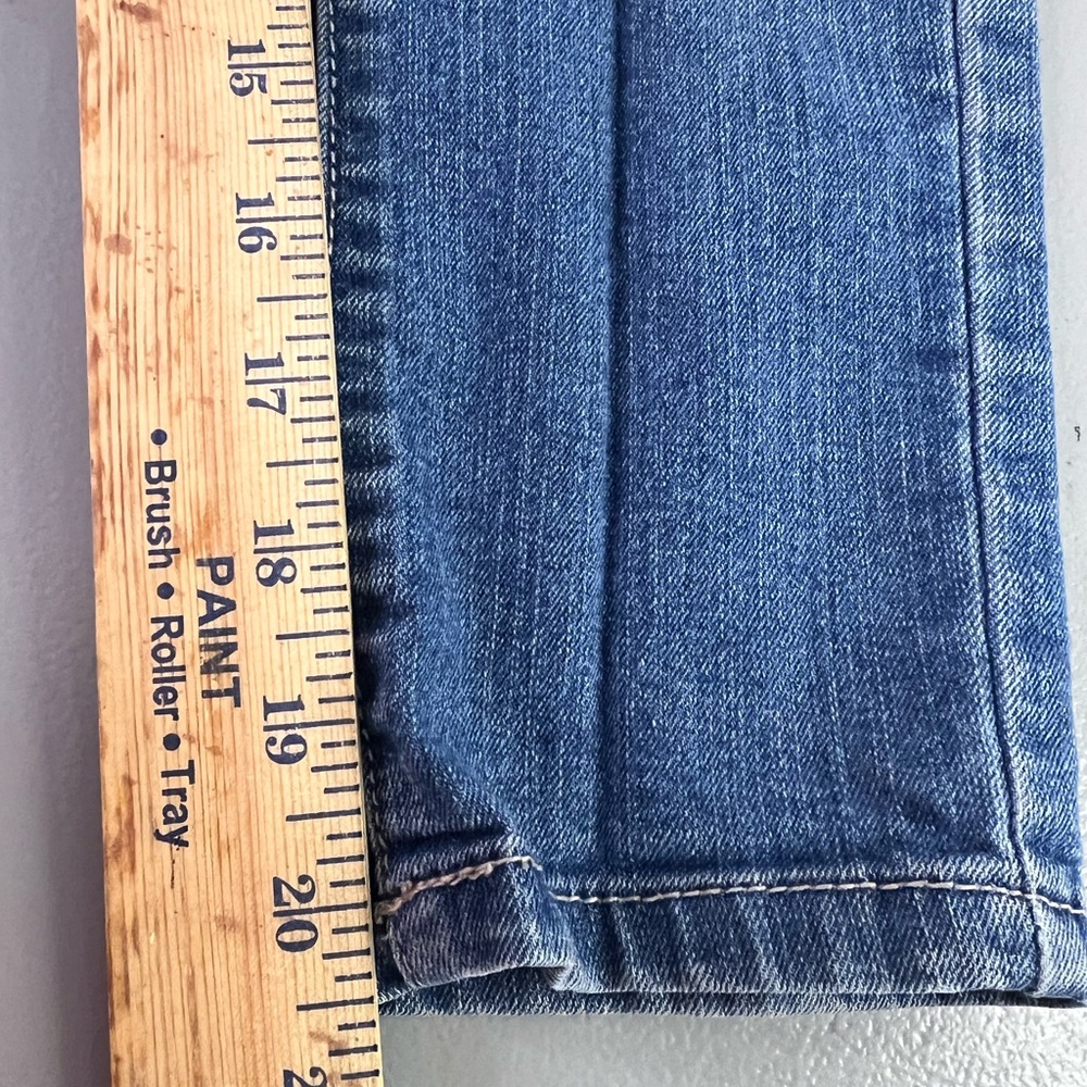 CANYON RIVER BLUES Girls Skinny Distressed With Lace Denim JEANS, Size 7 - Picture 8 of 12